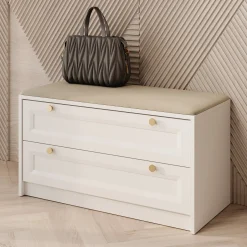 Rumble - Schoenenkast - Wit - 90x40x51 cm