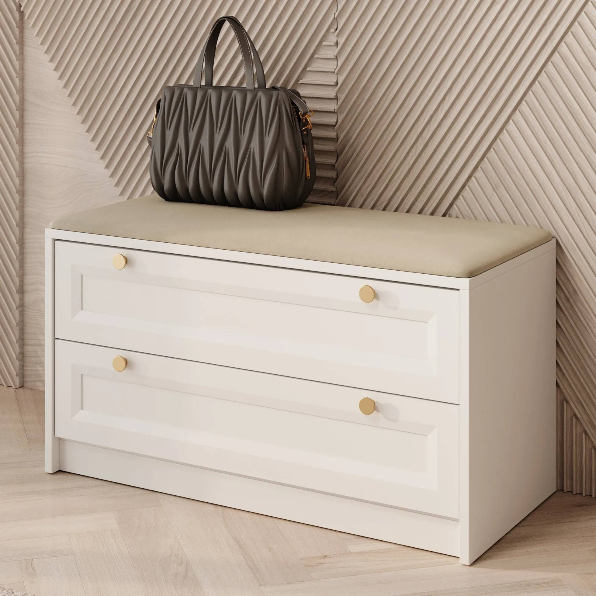 Rumble - Schoenenkast - Wit - 90x40x51 cm