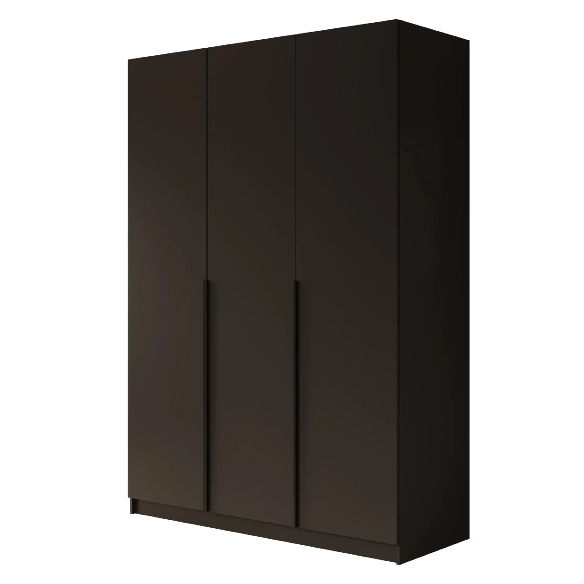 Sabre - Kledingkast 3-deurs - Zwart - 150x58x215 cm