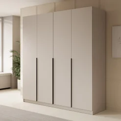 Sabre - Kledingkast 4-deurs - Beige
