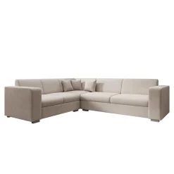 Santana - Hoekbank 4-zits - Stof beige - Links