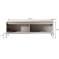 Saran - TV-Meubel - Beige - 154x40x53 cm