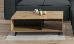 Saturn - Salontafel - Eiken/zwart