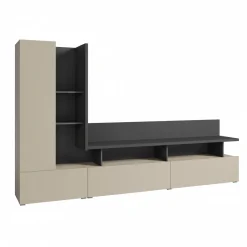 Sekai - Wandmeubel - Beige - 270x40x162 cm
