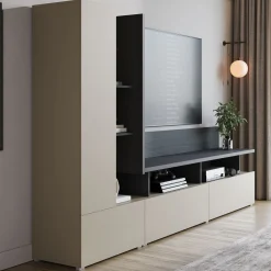 Sekai - Wandmeubel - Beige - 270x40x162 cm