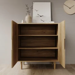 Selwood - Dressoir - Eikenpatroon - 95x43x103 cm