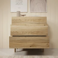 Selwood - Ladekast - Eikenpatroon - 90x43x93 cm
