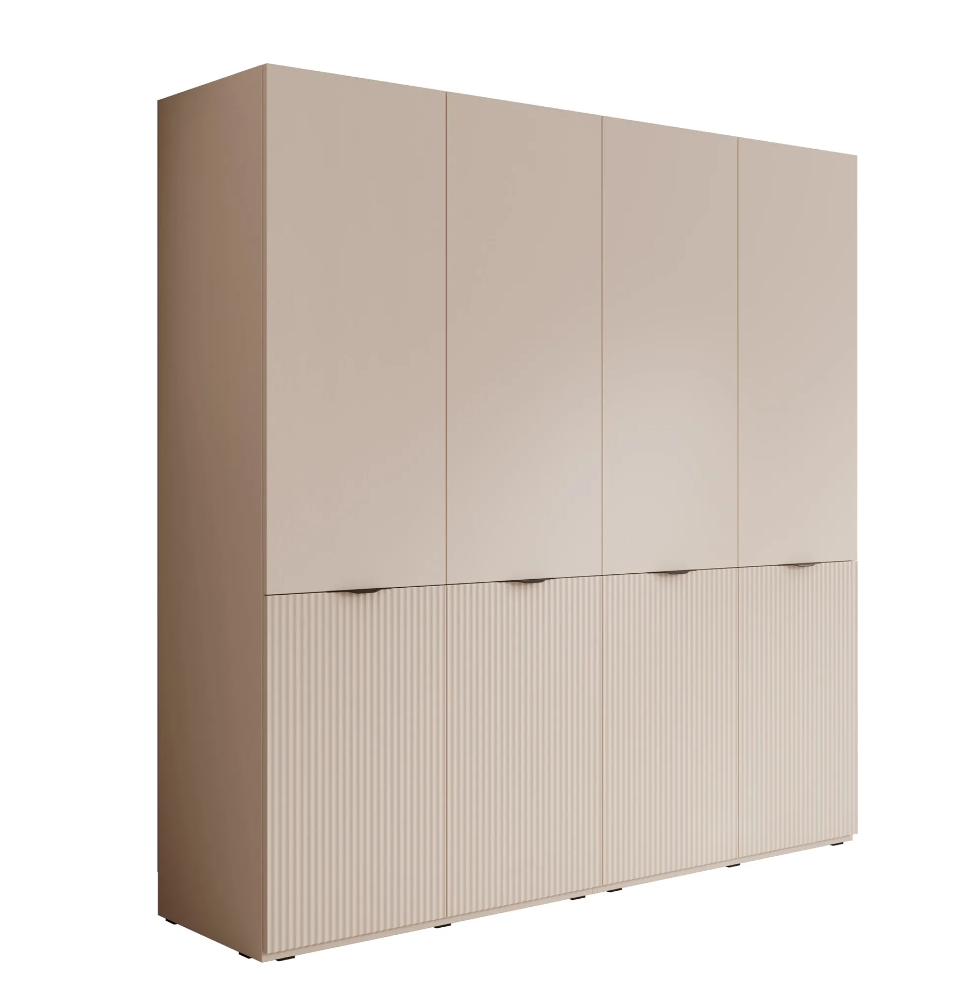 Shelton - Kledingkast 4-deurs - Beige