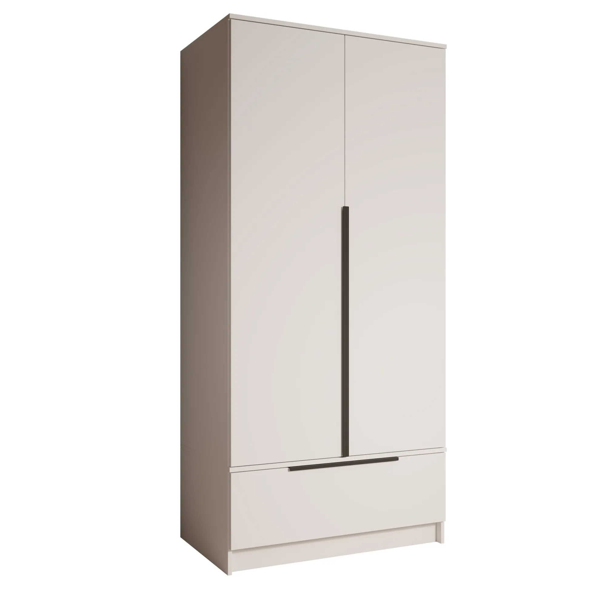 Skyer - Kledingkast 2-deurs - Wit - 90x51x193 cm