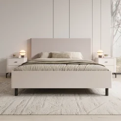Sorello - Tweepersoonsbed - Beige - 160x200 cm