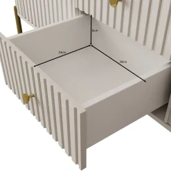Sorenna - Dressoir - Beige - 178x40x79 cm