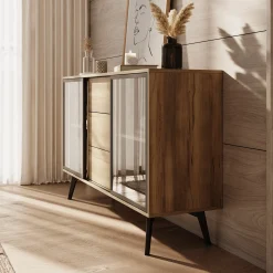 Spa - Dressoir - Eiken - 144x39x85 cm