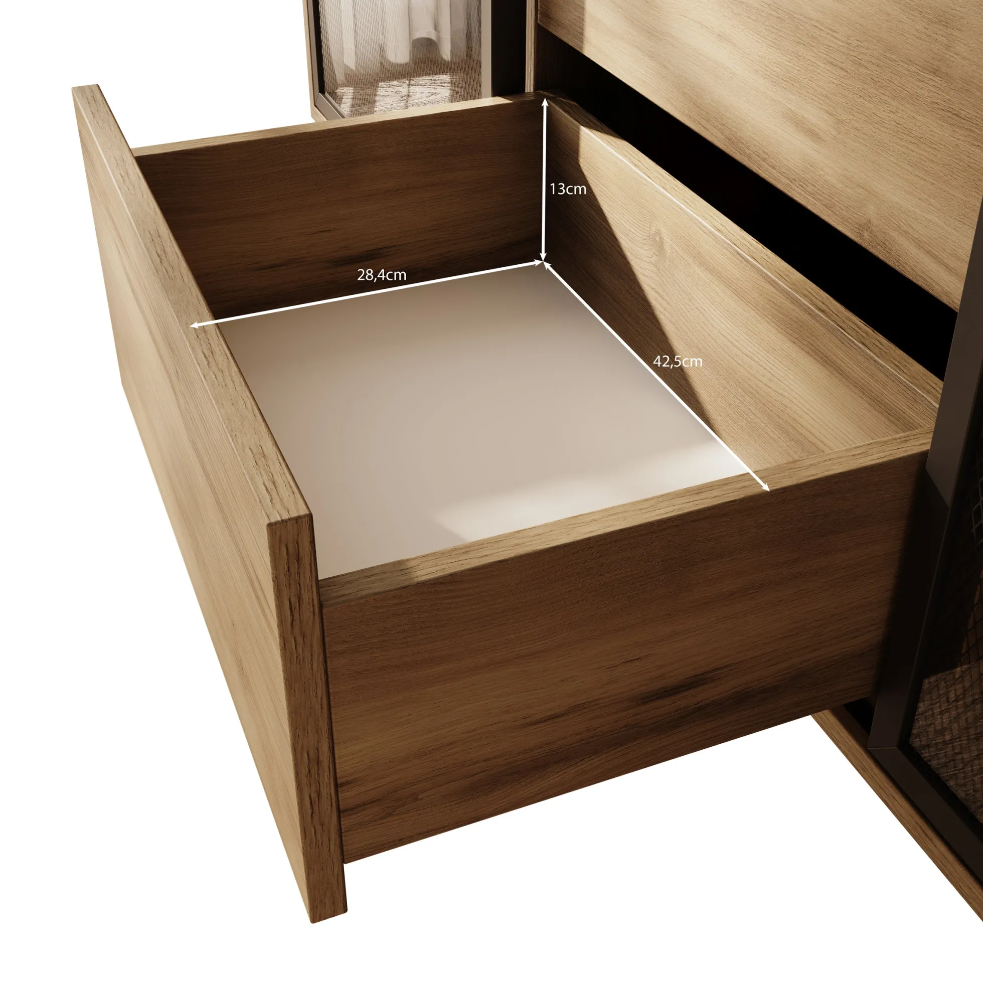 Spa - Dressoir - Eiken - 144x39x85 cm