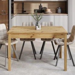 Steve - Eetkamertafel - Eiken - 120x80x77 cm