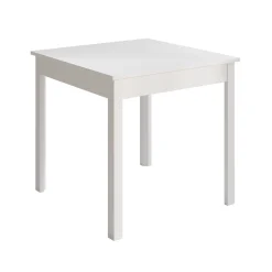 Steve - Eetkamertafel - Wit - 80x80x77 cm