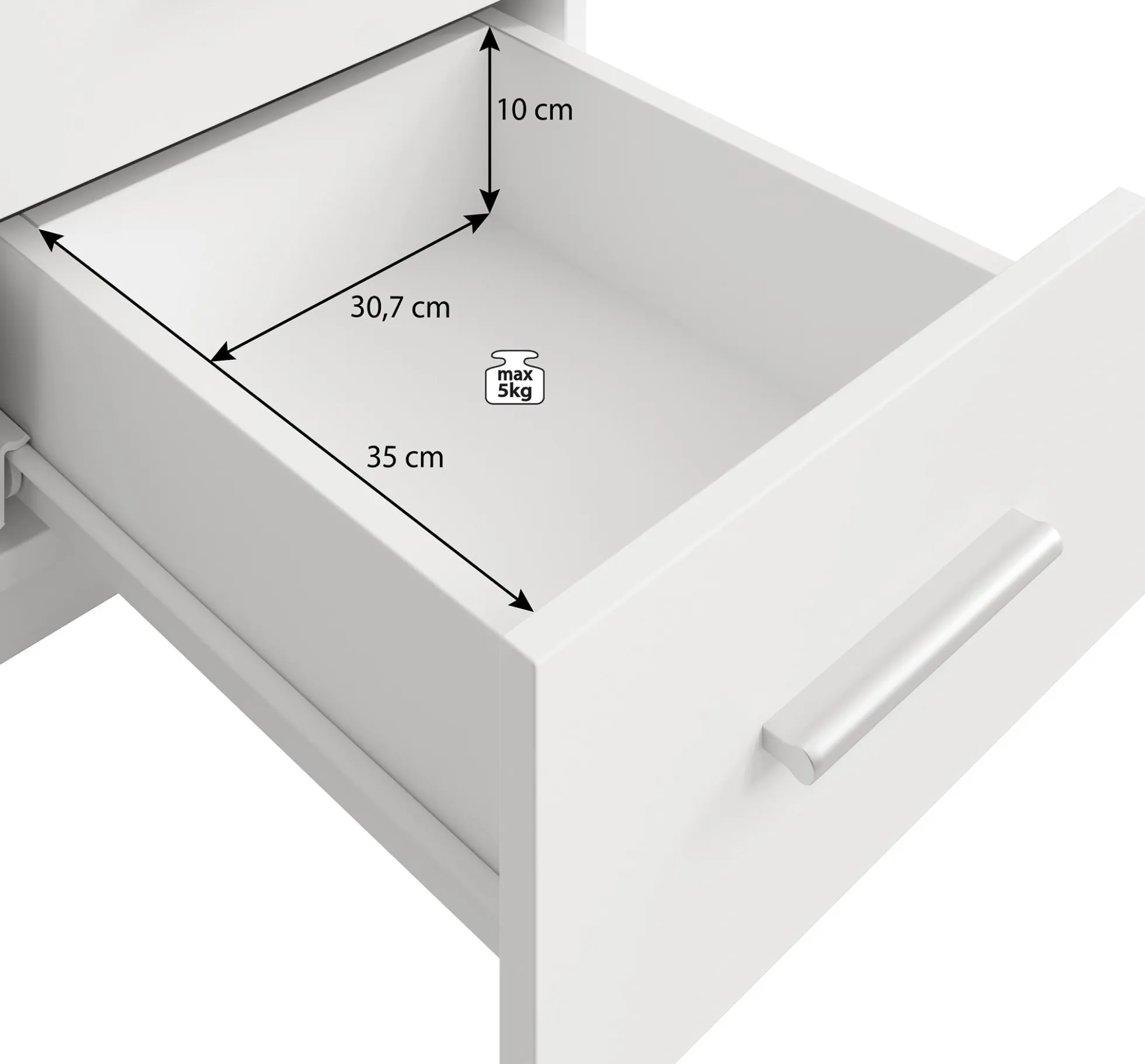Stoke 2 - Kledingkast 4-deurs - Wit - 270x61x208 cm