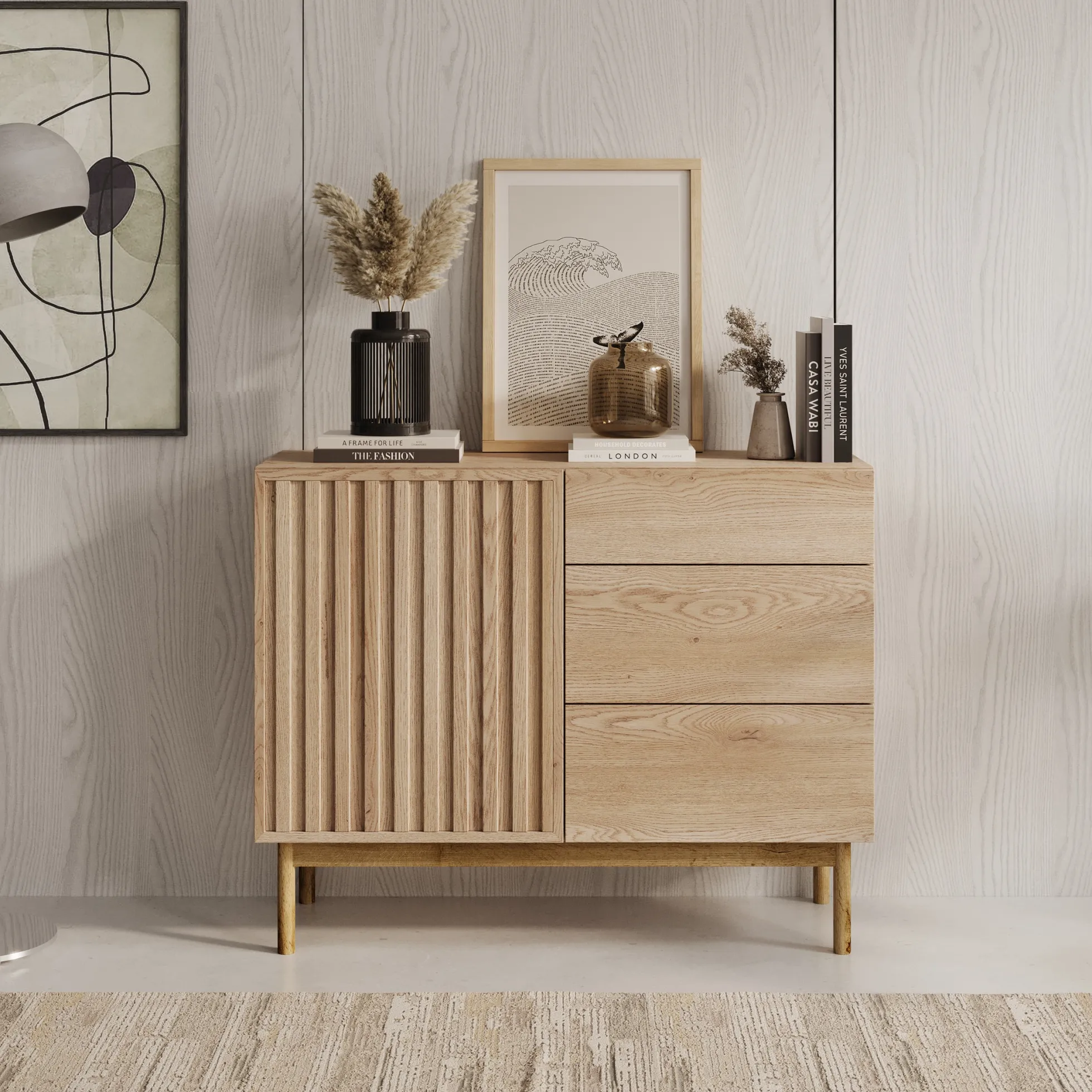 Storm 2 - Dressoir - Eiken - 106x37x84 cm