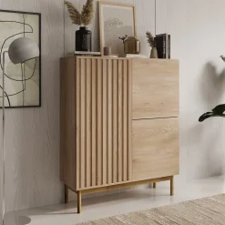 Storm - Dressoir - Eiken - 106x37x130 cm