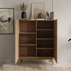 Storm - Dressoir - Eiken - 106x37x130 cm