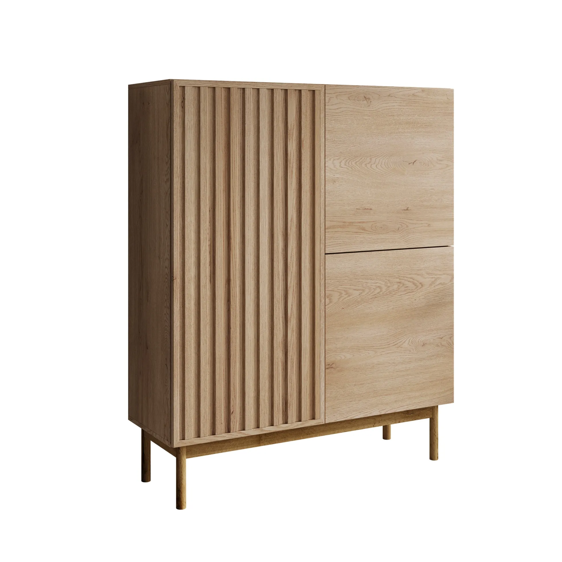 Storm - Dressoir - Eiken - 106x37x130 cm