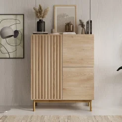 Storm - Dressoir - Eiken - 106x37x130 cm