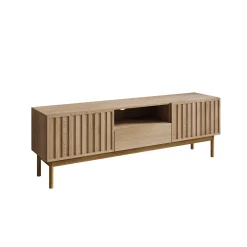 Storm - TV-Meubel met 2 deuren - Eiken - 159x37x53 cm