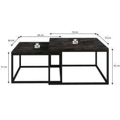 Styler - Salontafel set van 2 - Beige