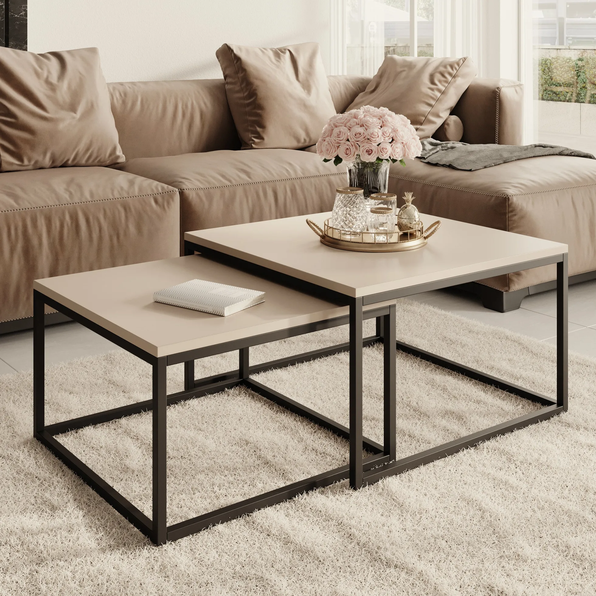 Styler - Salontafel set van 2 - Beige