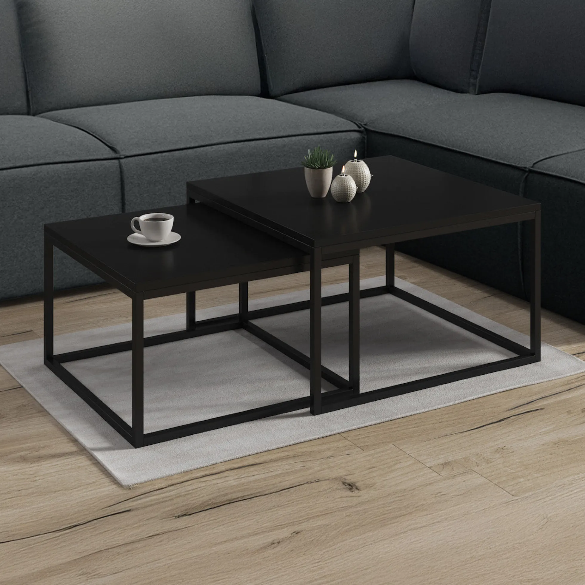 Styler - Salontafel set van 2 - Zwart