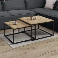 Styler - Salontafel set van 2 - Licht eiken