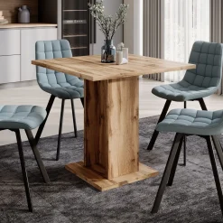 Swen - Eetkamertafel - Eiken - 80x80x69 cm