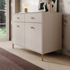 Syran - Dressoir - Beige - 114x42x90 cm