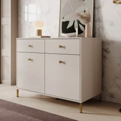 Syran - Dressoir - Beige - 114x42x90 cm