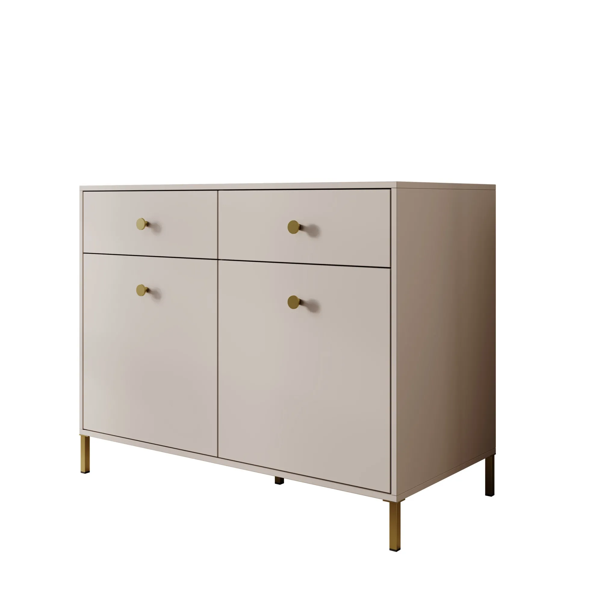 Syran - Dressoir - Beige - 114x42x90 cm
