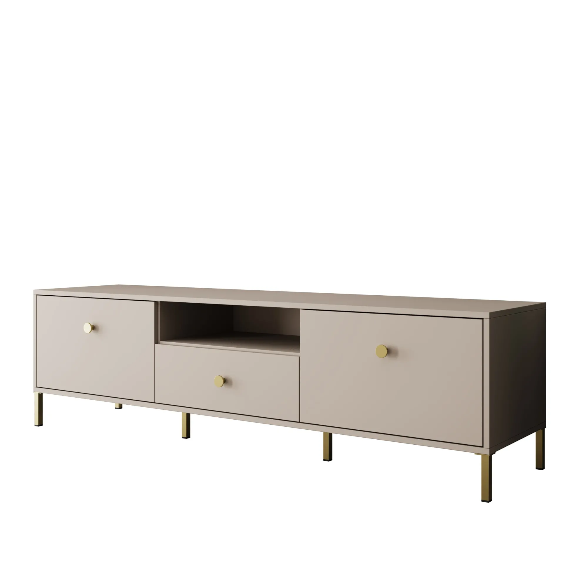 Syran - TV-Meubel - Beige - 168x42x48 cm
