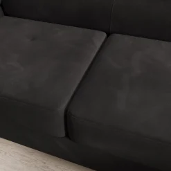 Tacito - Hoekbank 4-zits - Velvet zwart - Rechts