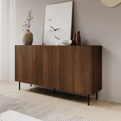 Tahiti - Dressoir - Donker eiken - 144x37x78 cm
