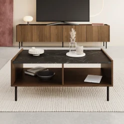 Tahiti - Salontafel - Donker eiken - 97x60x39 cm