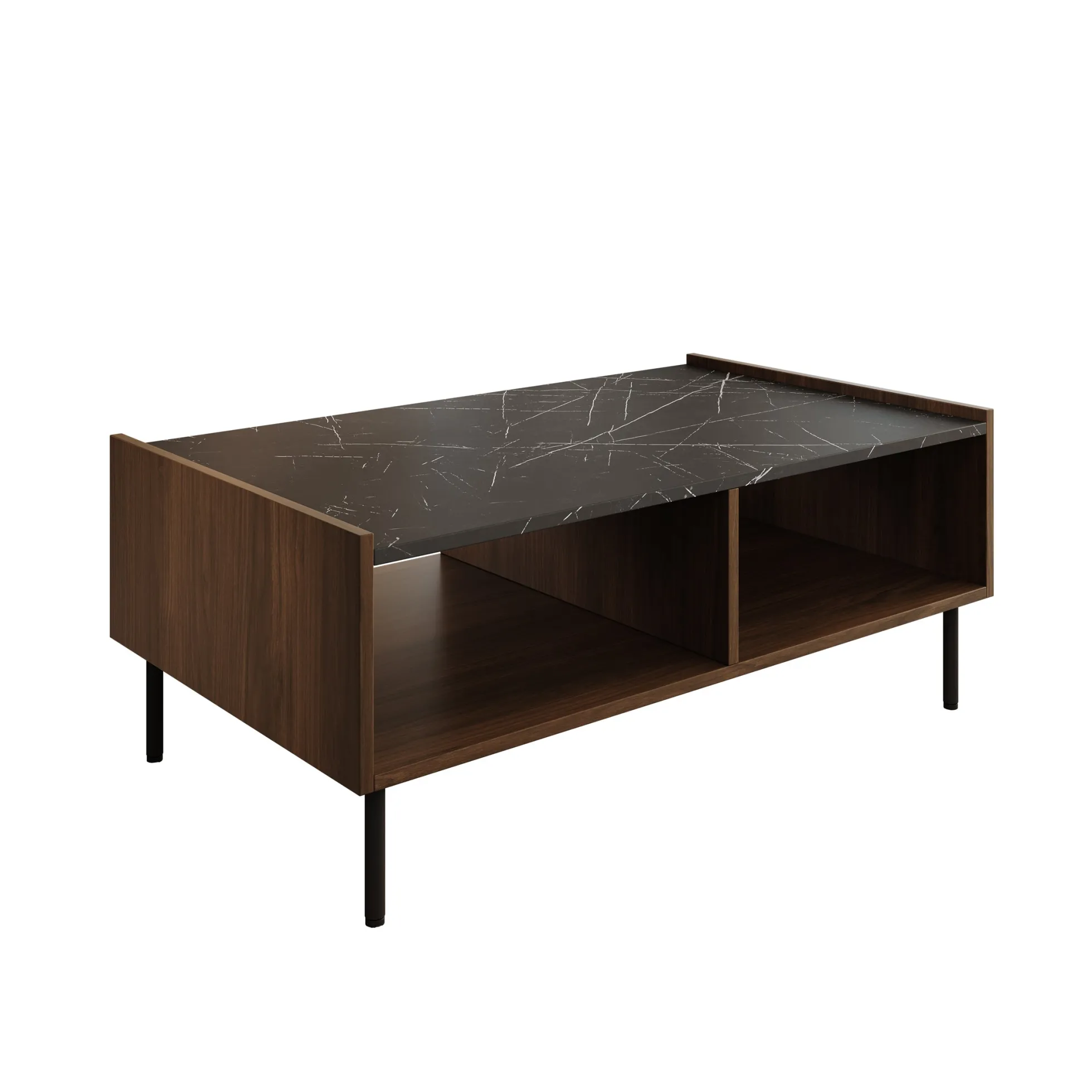 Tahiti - Salontafel - Donker eiken - 97x60x39 cm