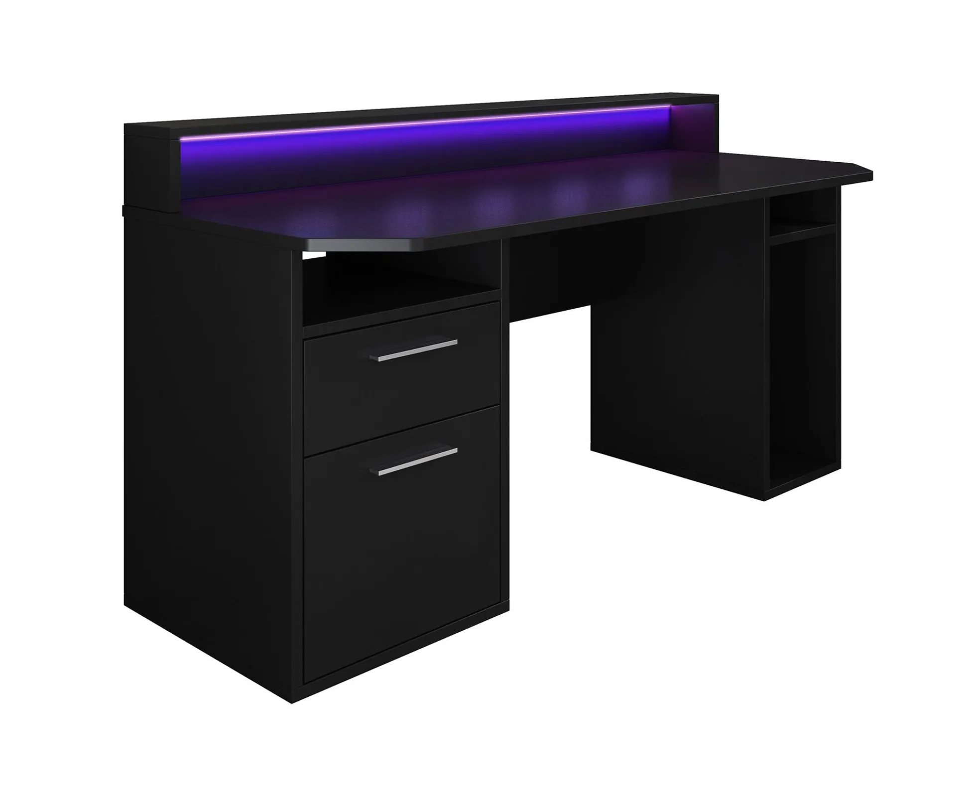 Tamara 3 - Bureau - Zwart - 160x72 cm