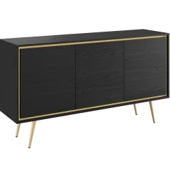Tara - Dressoir - Zwart - 150x40x80 cm