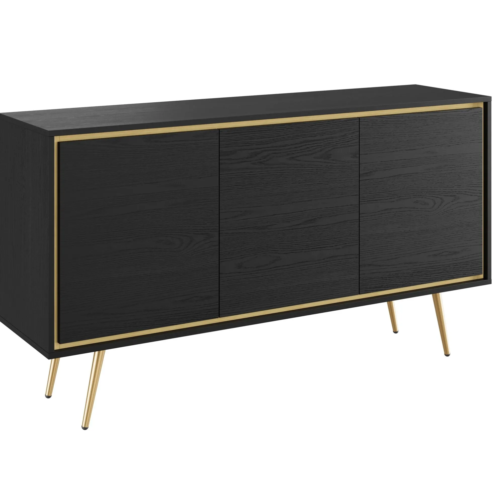 Tara - Dressoir - Zwart - 150x40x80 cm