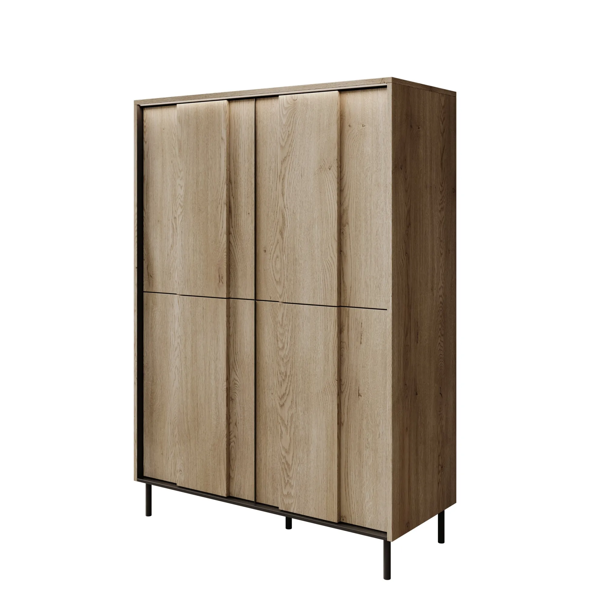 Tarello - Dressoir - Eikenpatroon - 99x41x140 cm