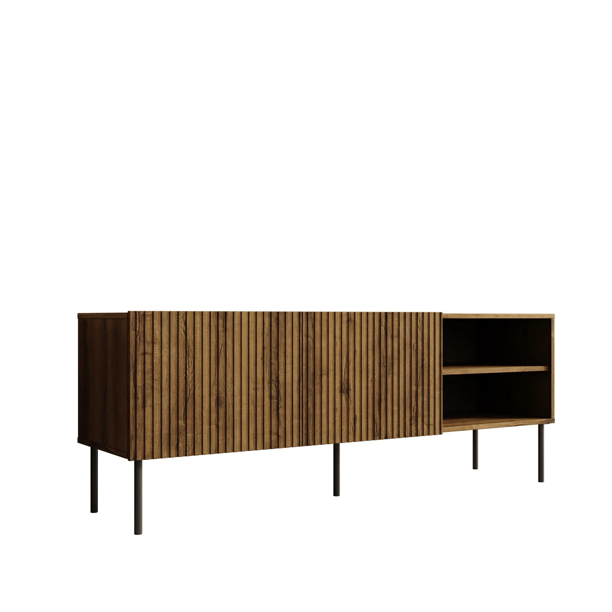 Tartagal - TV-Meubel - Donkerbruin eiken - 150x42x58 cm