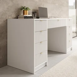 Tavares 2 - Bureau - Wit - 154x55 cm