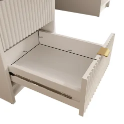 Tavares 2 - Kaptafel - Wit - 154x55x76 cm