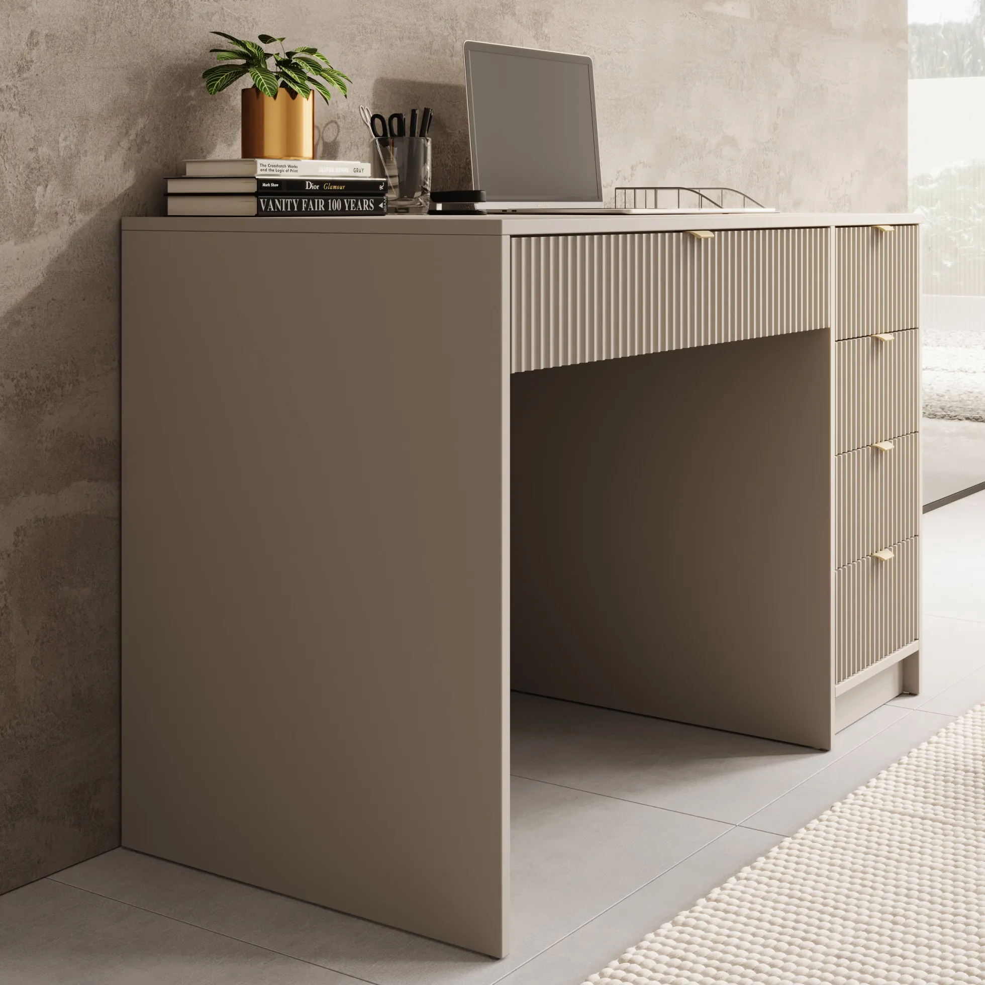 Tavares - Bureau - Beige - 120x55 cm