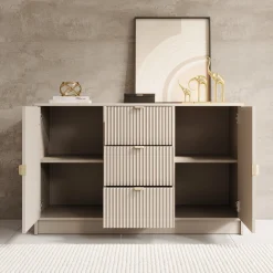Tavares - Dressoir - Beige - 118x40x75 cm