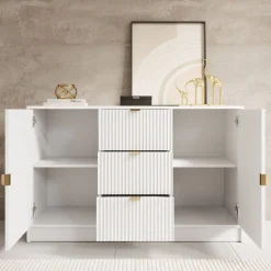 Tavares - Dressoir - Wit - 118x40x75 cm