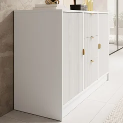 Tavares - Dressoir - Wit - 118x40x75 cm